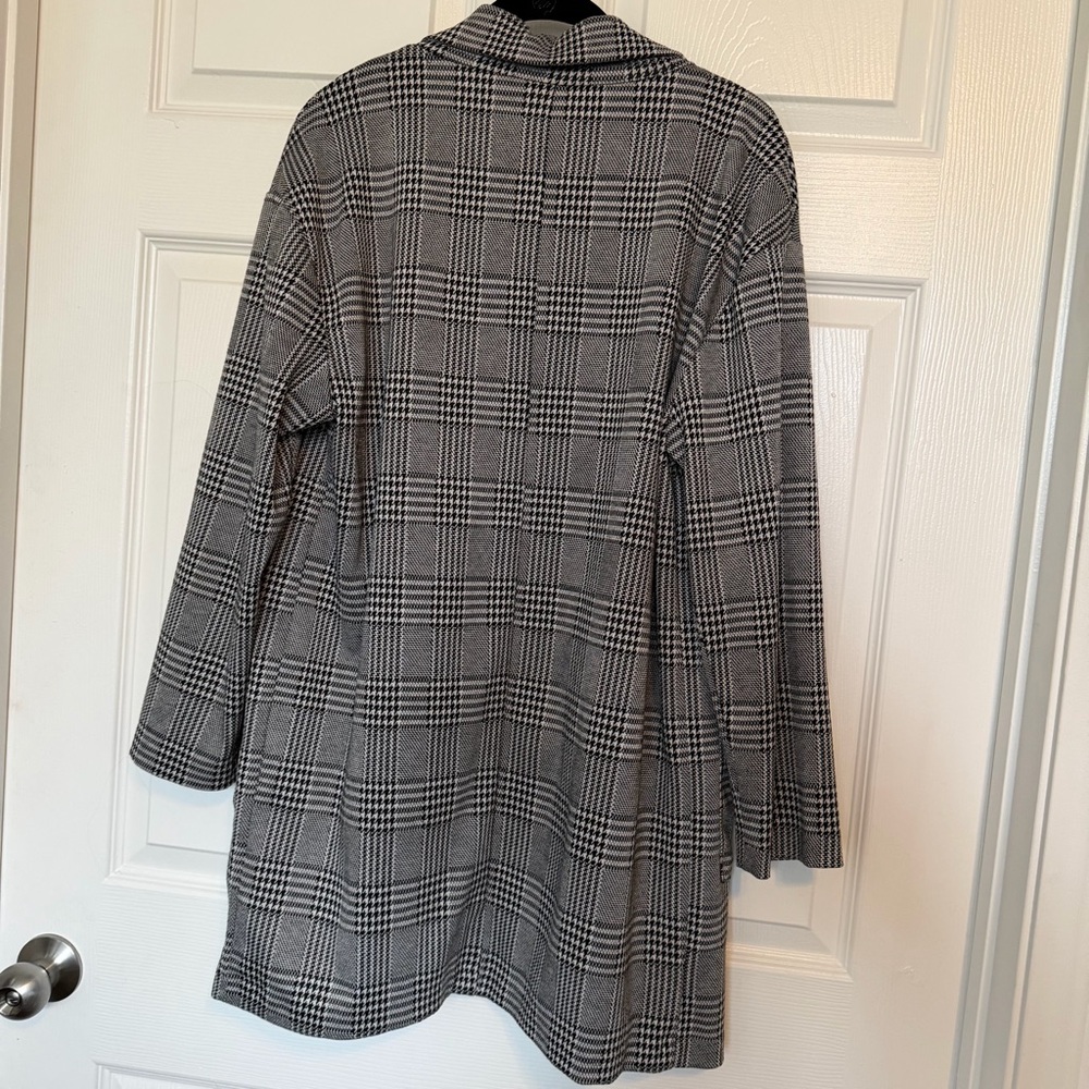 Women's Houndstooth Blazer size Medium Love Tree Open Blazer - Picture 5 of 5